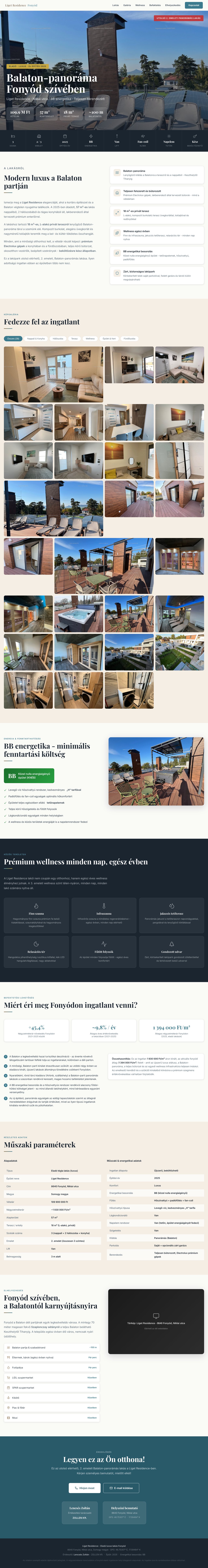 Fonyód eladó lakás