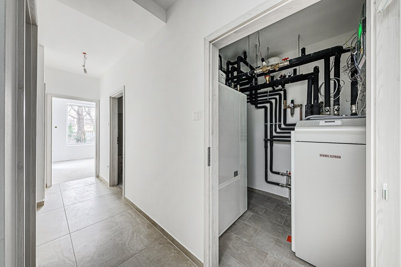 Gépészeti helyiség - Stiebel Eltron hőszivattyú